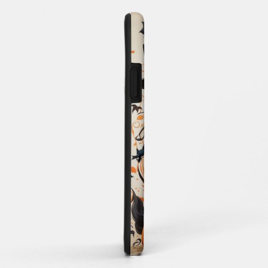 Coques Case-Mate iPhone Chat d'Halloween (Dos/Droite)