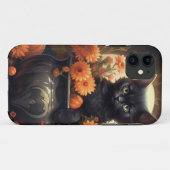 Coques Case-Mate iPhone Chat d'Halloween adorable (Dos (Horizontal))