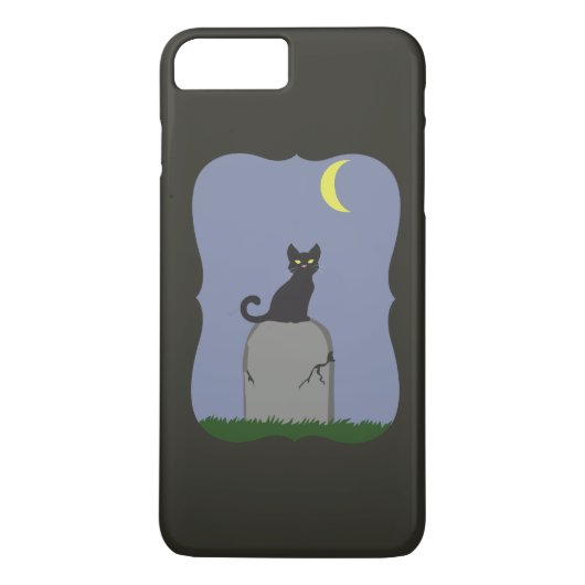 Coques Case-Mate iPhone Chat d'Halloween éffrayant (Dos)