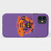 Coques Case-Mate iPhone Chat D'Halloween Et Citrouilles (Dos (Horizontal))
