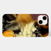 Coques Case-Mate iPhone Chat d'Halloween Ragdoll vintage (Verso (horizontal))