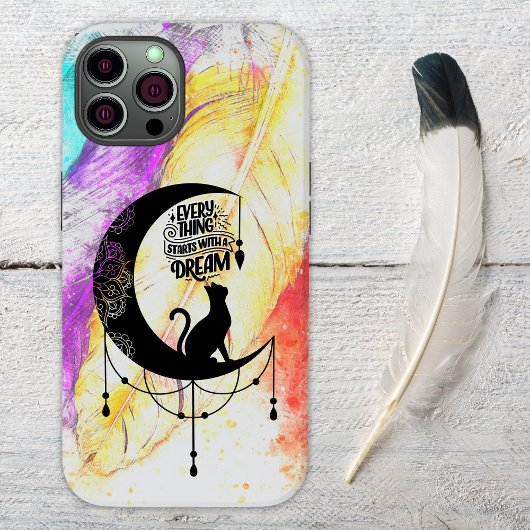 Coques Case-Mate iPhone Chat Dreamcatcher | Tout commence par un rêve