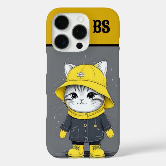 Coques Case-Mate iPhone Chat drôle dans les bottes de pluie - Humour de ch (Verso)