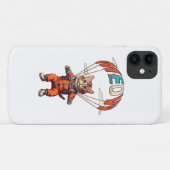 Coques Case-Mate iPhone Chat drôle de parachutisme (Dos (Horizontal))