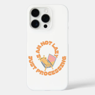 Coques iPhone 16 Pro Chat drôle endormi sur un ordinateur portable