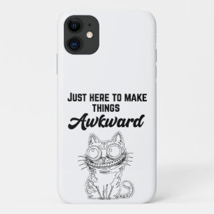 Case-Mate iPhone Case Chat drôle - Juste ici pour rendre les choses diff