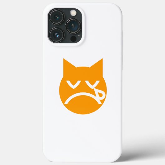 Coques Case-Mate iPhone Chat Émoticône qui Pleure (Verso)