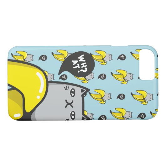 Coques Case-Mate iPhone Chat en banane (Dos (Horizontal))