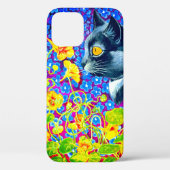 Coques Case-Mate iPhone Chat en fleurs (Verso)