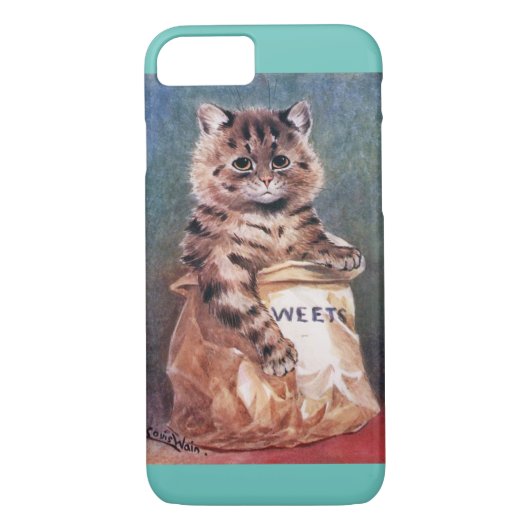 Coques Case-Mate iPhone Chat en sac à papier, Louis Wain (Dos)