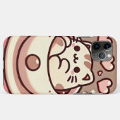 Coques Case-Mate iPhone Chat et café en gros Kawaii Kitty à Teacup (Dos (Horizontal))