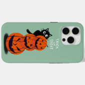 Coques Case-Mate iPhone Chat et citrouilles (Verso (horizontal))