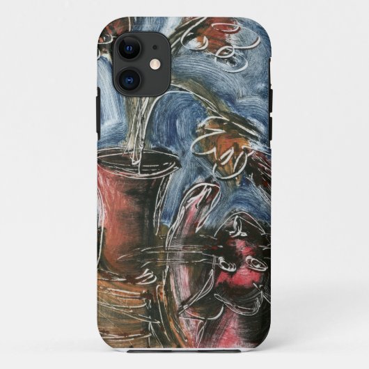 Coques Case-Mate iPhone Chat et Fleur I (Dos)