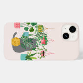 Coques Case-Mate iPhone Chat et Plantes (Verso (horizontal))