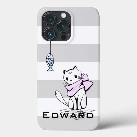Coques Case-Mate iPhone Chat et poisson blanc testé (Verso)