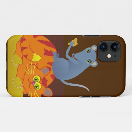 Coques Case-Mate iPhone Chat et souris (Dos (Horizontal))