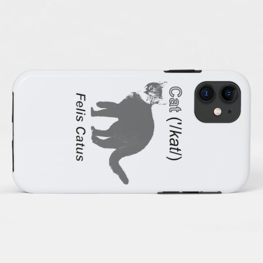 Coques Case-Mate iPhone Chat Felis Catus (Dos (Horizontal))