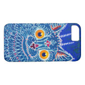 Coques Case-Mate iPhone Chat gothique bleu (Dos (Horizontal))