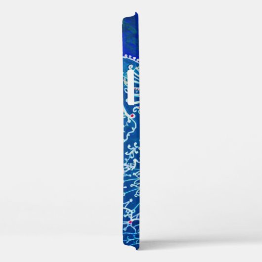 Coques Case-Mate iPhone Chat gothique bleu (Verso / Droite)