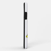 Coques Case-Mate iPhone Chat gras jaune (Dos/Droite)