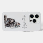 Coques Case-Mate iPhone Chat gris (Verso (horizontal))