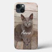 Coques Case-Mate iPhone Chat gris (Verso)