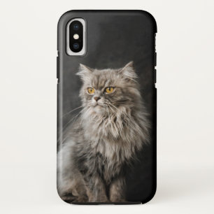 Case-Mate iPhone Case Chat gris duveteux