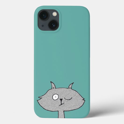 Coques Case-Mate iPhone Chat gris soyeux (Verso)
