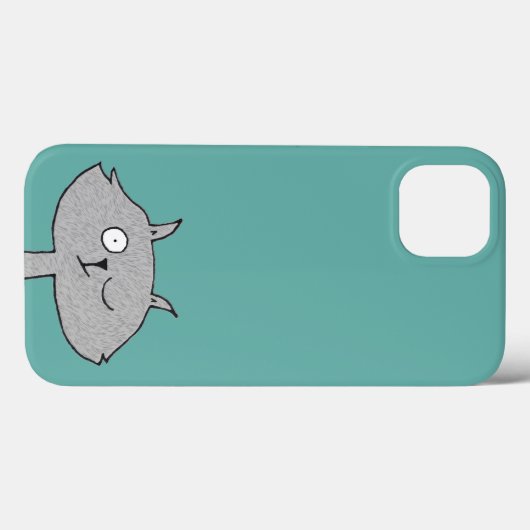 Coques Case-Mate iPhone Chat gris soyeux (Verso (horizontal))
