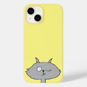 Coques Case-Mate iPhone Chat gris soyeux (Verso)