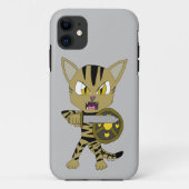 Coques Case-Mate iPhone Chat guerrier Chibi (Dos)
