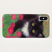 Coques Case-Mate iPhone Chat Gustav Klimt Tuxedo (Dos (Horizontal))