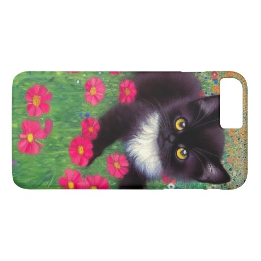 Coques Case-Mate iPhone Chat Gustav Klimt Tuxedo (Dos (Horizontal))