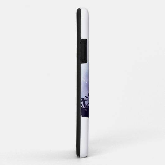 Coques Case-Mate iPhone Chat Halloween aquarelle (Dos/Droite)