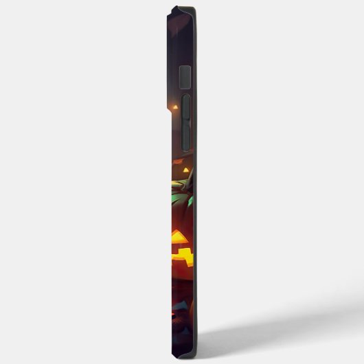 Coques Case-Mate iPhone Chat Halloween Tuxedo Avec Peur Citrouille (Verso / Gauche)