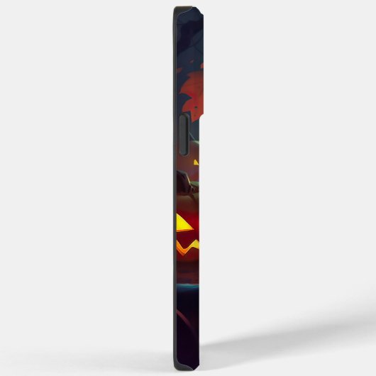 Coques Case-Mate iPhone Chat Halloween Tuxedo Avec Peur Citrouille (Verso / Droite)