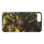 Coques Case-Mate iPhone Chat hypnotisant la photo de yeux (Dos (Horizontal))