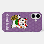 Coques Case-Mate iPhone Chat japonais Lucky (Verso (horizontal))