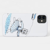 Coques Case-Mate iPhone Chat Jouant Kite, Louis Wain (Dos (Horizontal))