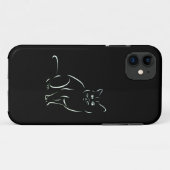 Coques Case-Mate iPhone Chat Kitty Blanc (Dos (Horizontal))