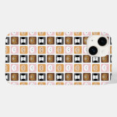 Coques Case-Mate iPhone Chat, lapin, chien et motif d'ours (Verso (horizontal))