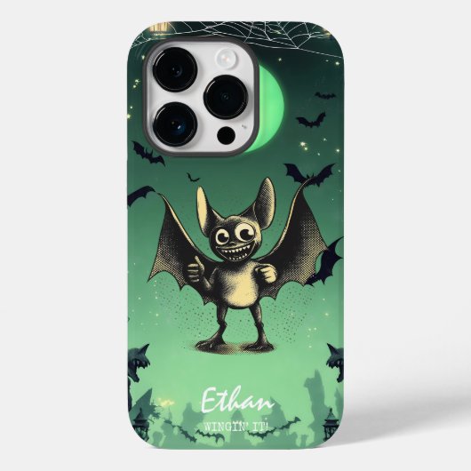 Coques Case-Mate iPhone Chat Lune - Charme Éffrayant toute l'année (Verso)