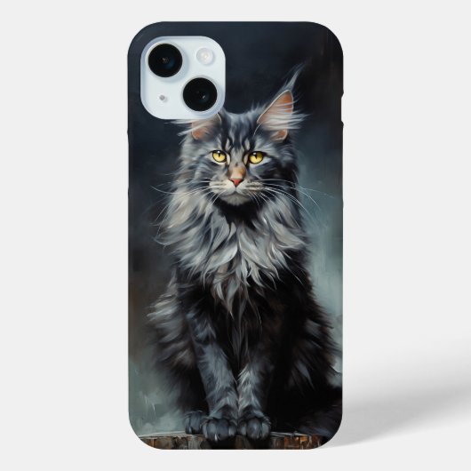 Coques Case-Mate iPhone chat Maine Coon (Verso)