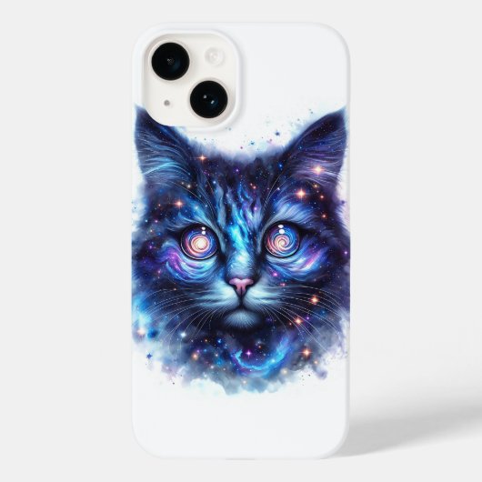 Coques Case-Mate iPhone Chat Majestueux de la Galaxie Cosmique - Fantastiq (Verso)