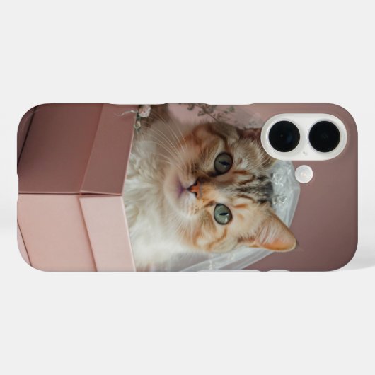 Coques Case-Mate iPhone Chat mariage (Verso (horizontal))