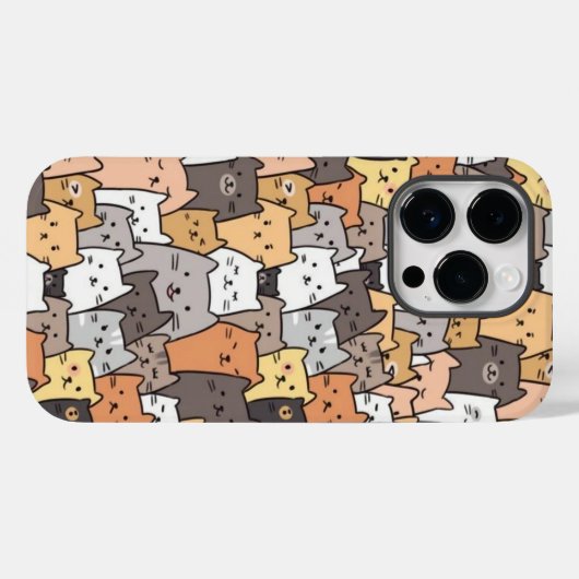 Coques Case-Mate iPhone Chat mème (Verso (horizontal))