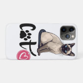 Coques Case-Mate iPhone chat mignon (Dos (Horizontal))
