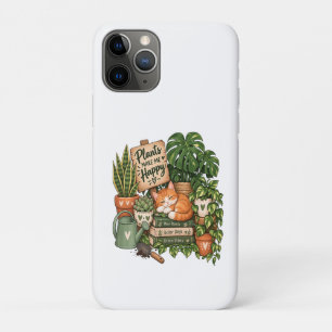 Case-Mate iPhone Case Chat mignon amateur de plantes – Les plantes me re