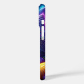 Coques Case-Mate iPhone Chat mignon bleu violet Imaginaire (Verso / Gauche)