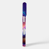 Coques Case-Mate iPhone Chat mignon bleu violet Imaginaire (Verso / Droite)